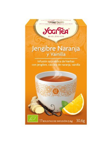 Yogi Tea Jengibre Naranja y Vainilla Bolsitas