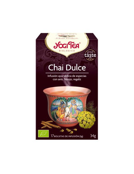 Yogi Tea Chai Dulce Bolsitas Yogi Tea Chai Dulce Bolsitas