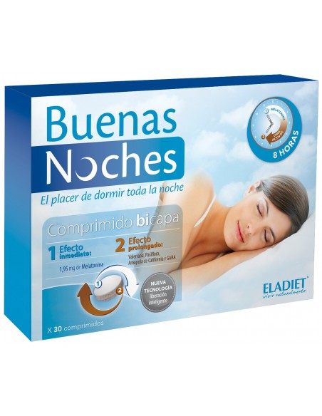 Buenas Noches ▷ Eladiet 30 comp | HERBODELICIAS Buenas Noches ▷ Eladiet 30 comp | HERBODELICIAS