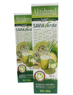 Pack (2 uds.) Aktidrenal Savia Verde - Tongil - 500 ml