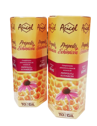 Pack (2 uds.) Apicol Propolis + Echinacea Tongil 60 ml