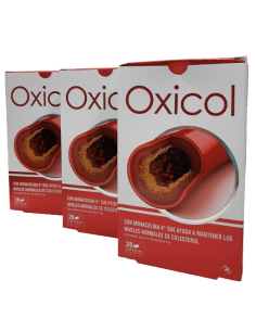 Pack (3 uds.) Oxicol Actafarma 28 capsulas