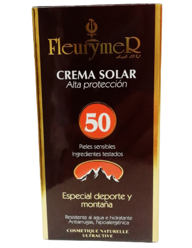 Crema Solar Deporte Montaña Fc 50 - Fleurymer - 80ml