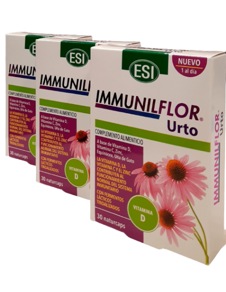 Pack (3 uds.) Immunilflor Urto 30 cps Esi
