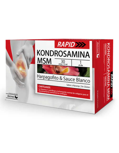 Kondrosamina MSM Rapid Dietmed 30 ampollas