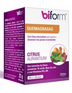 Biform Citrus Aurantum Quemagrasas Dietisa 60 cápsulas