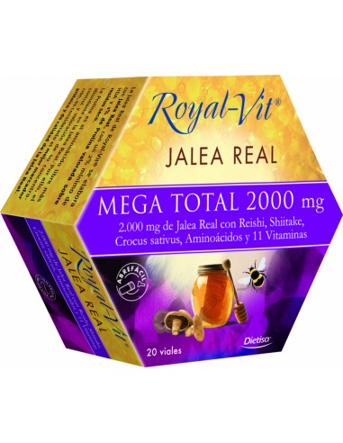 ROYAL VIT Jalea Real Mega Total 2000 Dietisa | HERBODELICIAS