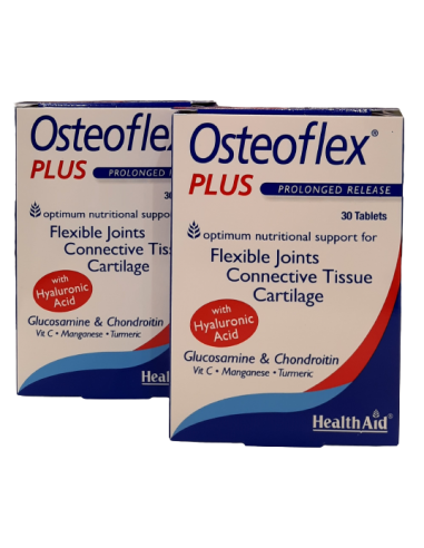 Pack (2 uds.) Osteoflex Plus Health Aid 30 comprimidos I HERBODELICIAS