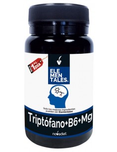 Triptófano + B6 + Mg 30 cápsulas Elemental Novadiet