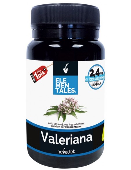 Valeriana 30 cápsulas Elemental Novadiet