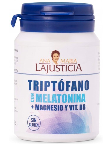 Triptófano con melatonina + Magnesio y Vit. B6 Ana María Lajusticia 60 comprimidos