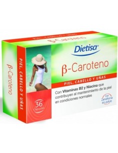 B-Caroteno 36 cápsulas Dietisa
