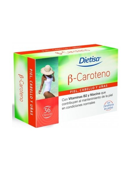 B-Caroteno 36 cápsulas Dietisa
