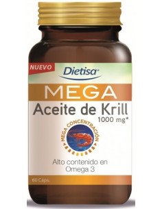 Mega Aceite de Krill Dietisa 60 perlas