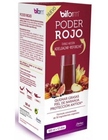 Biform Poder Rojo Jarabe 500 ml Dietisa