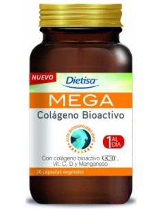 Mega Colágeno Bioactivo 30 cápsulas Dietisa