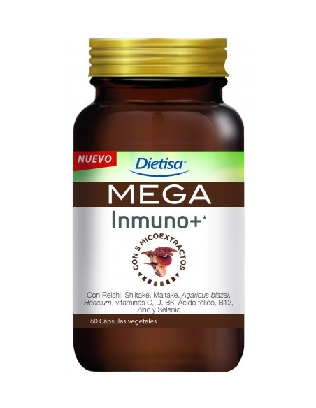 Mega Inmuno+ 60 cápsulas Dietisa