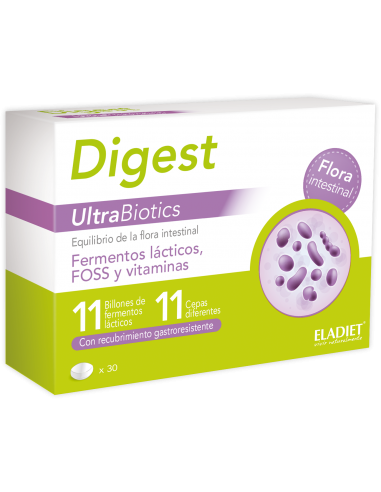 Digest Ultrabiotics Eladiet 30 comprimidos