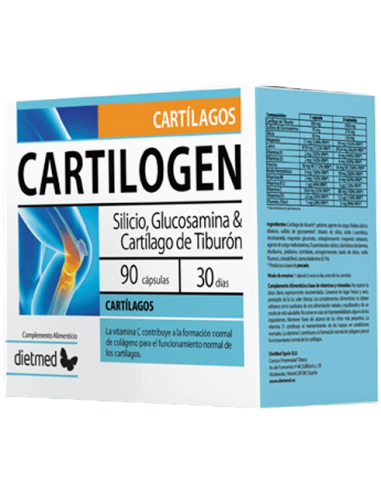 Cartilogen Cartílagos Dietmed 90 cápsulas