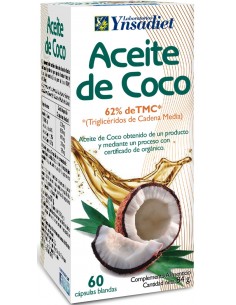 Aceite de Coco Dietasol Ynsadiet 60 cápsulas
