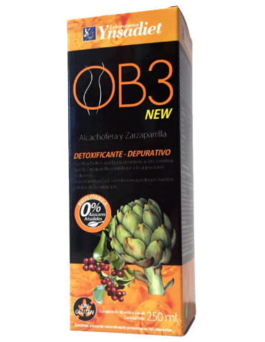 OB3 Drenante New . Ynsadiet  250 ml | HERBODELICIAS