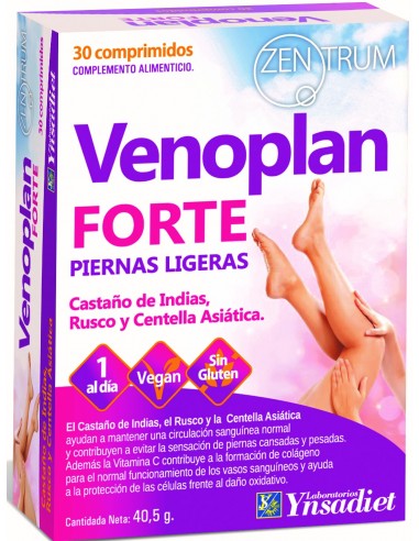 Zentrum Venoplan Forte 30 comprimidos Ynsadiet