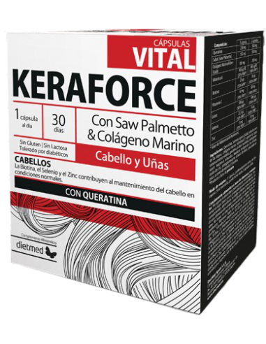 Keraforce Vital Dietmed 30 cápsulas
