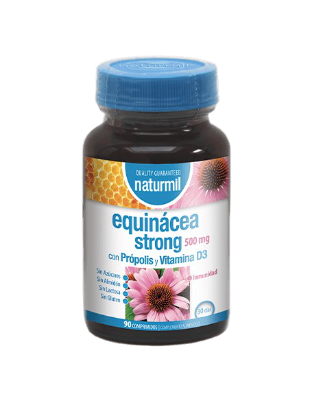 Equinácea Strong 500 mg 90 comprimidos Naturmil Dietmed