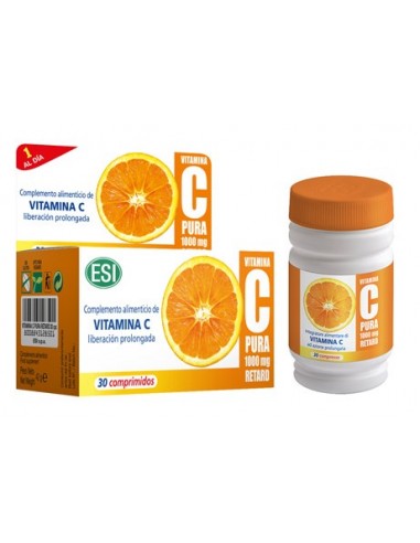 Vitamina C 30 com Pura Retard 1000 mg Esi