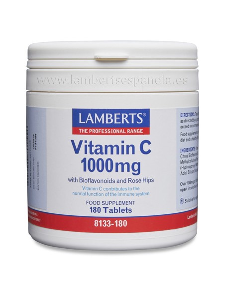 Vitamin C Time 1000 mg Lamberts 180 cps