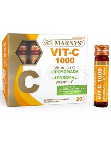 Vit-C 1000 mg Viales Marnys