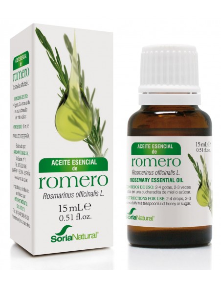 Aceite Esencial de ROMERO Soria Natural 15 ml. Aceite Esencial de ROMERO Soria Natural 15 ml.