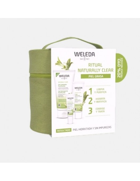 Pack Naturally Clear Weleda Regalo Neceser