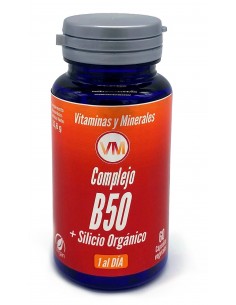 Complejo B50 + Silicio Orgánico Ynsadiet 60 cápsulas
