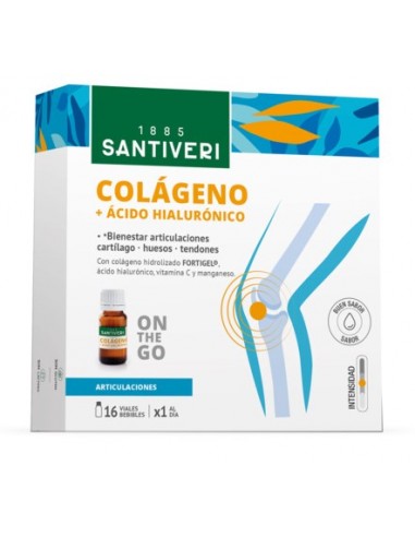 Colágeno + Ácido Hialurónico 20 viales Santiveri
