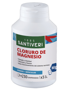 Cloruro de Magnesio Santiveri 230 comprimidos