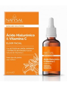 Ácido Hialurónico y Vitamina C Elixir Facial Natysal