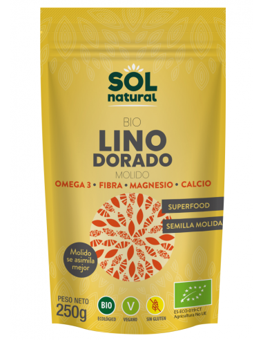 Lino Dorado molido Bio Sol Natural