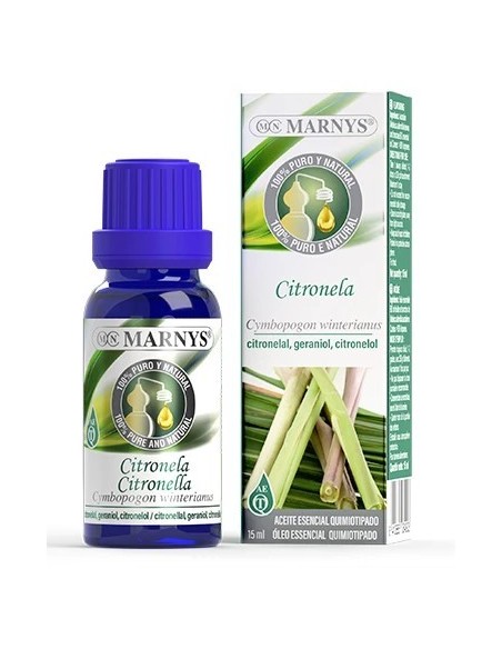 Aceite Esencial Citronela 15 ml Marnys Aceite Esencial Citronela 15 ml Marnys