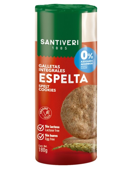 Galletas Integrales 0% azúcares Espelta Santiveri