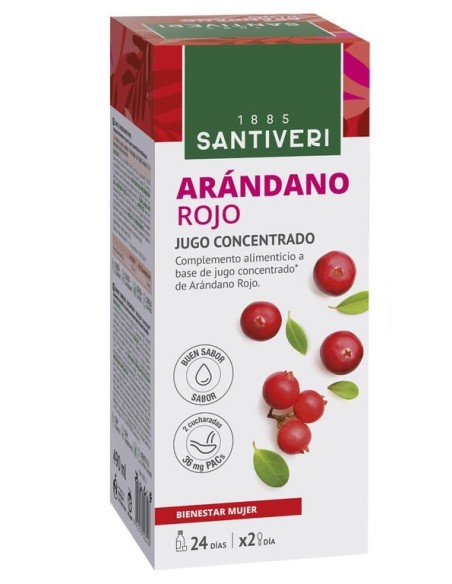 Arandano Rojo Santiveri Concentrado 490 ml Arandano Rojo Santiveri Concentrado 490 ml