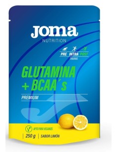 GLUTAMINA + BCAA`S 250g Sabor limón JOMA