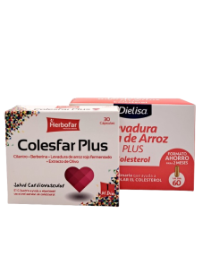Pack Levadura roja formato ahorro Dietista + Colesfar Plus (para 3 meses)