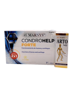 pack 2x1 Condrohelp Forte Viales + ArtoHelp 50 ml Marnys
