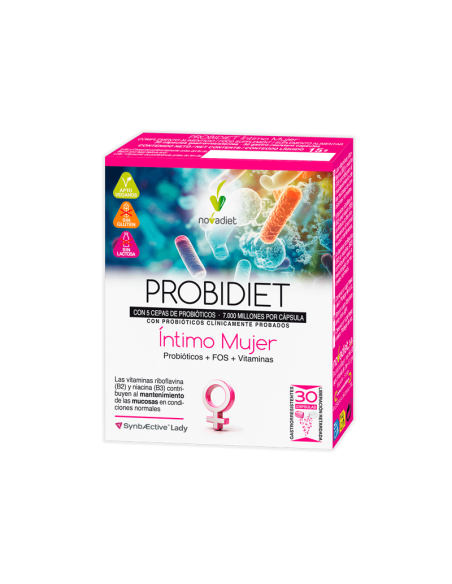 Probidiet Íntimo Mujer 30 caps · Novadiet | Herbolario Online Probidiet Íntimo Mujer 30 caps · Novadiet | Herbolario Online