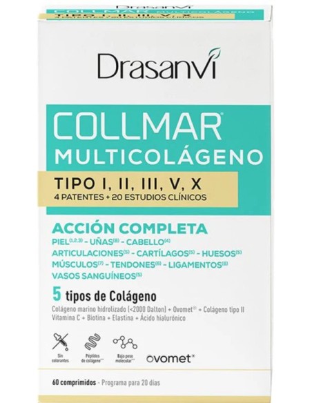 Collmar Multicolágeno · 60 comp · Drasanvi | Herbolario Online