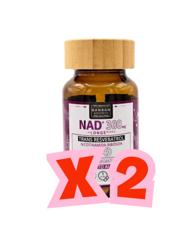 NAD 300 mg con Resveratrol 60 caps » Pack (2 uds)