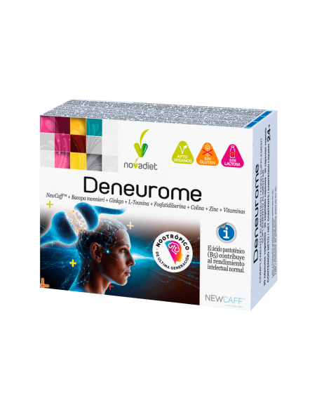 Deneurome 30 capsulas · Novadiet · Nootrópico | Herbolario Online