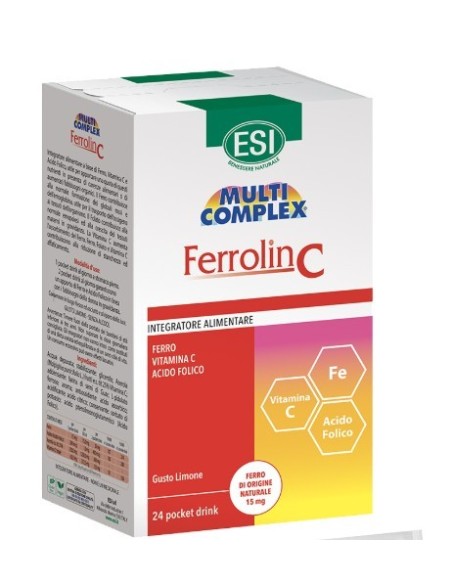 Ferrolin C 24 · Multicomplex  · ESI | Hierro + Vitamina C Pocket Drink