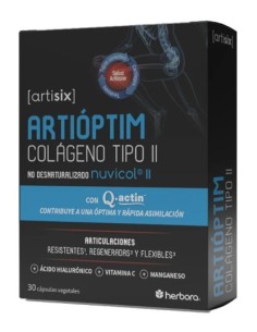 Artióptim Colágeno Tipo II· 30 cápsulas | HERBORA